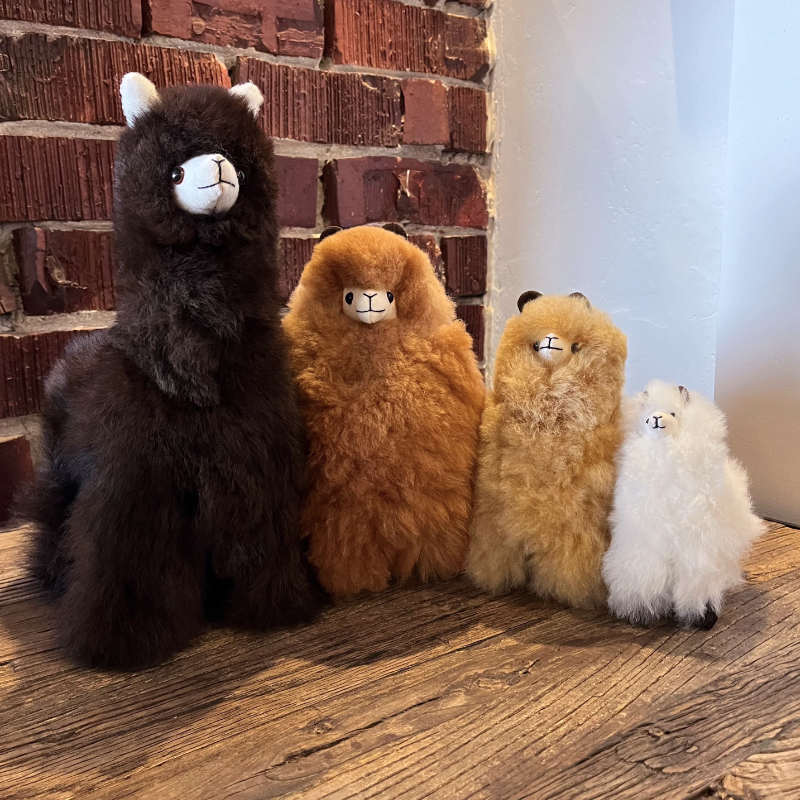 PLUSH ALPACAS- Alpaca Fiber Stuffed Animals