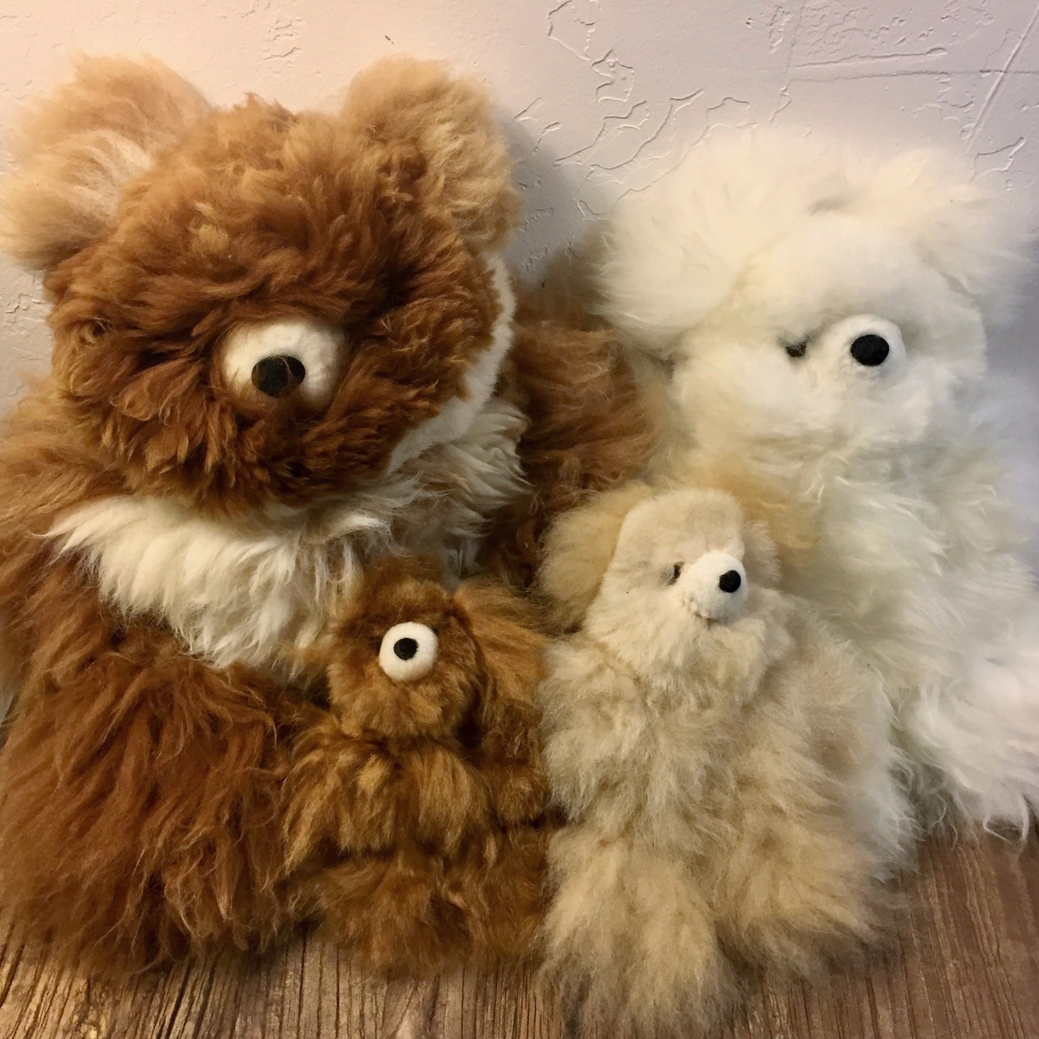 PLUSH BEARS- Alpaca Fiber Stuffed Animals